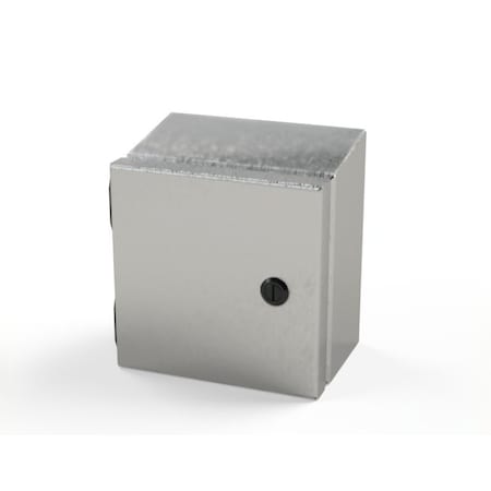 Saginaw Control & Engineering 1/4 Turn Latch Electrical Enclosures, 6 in H, 4 in D, 6 in W, NEMA 3R, 4, 4X, 12, 13 SCE-606ELJSSST